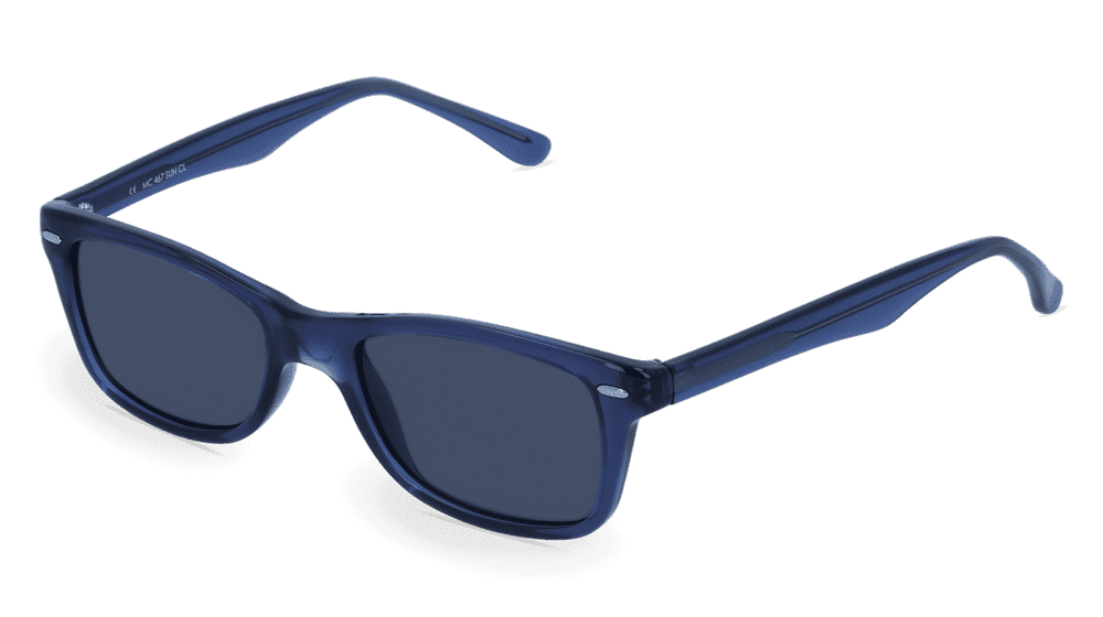 Levi Sun blauw transparant Hoekaanzicht