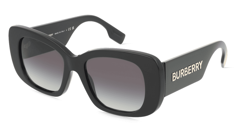 Burberry BE4410 zwart Hoekaanzicht
