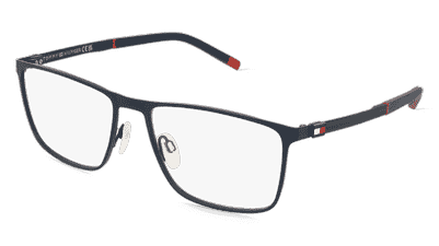 Tommy Hilfiger TH 2080 Noir mat Vue d'angle