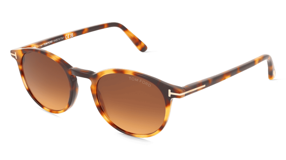 Tom Ford FT0539 Havanna beige Vue d'angle