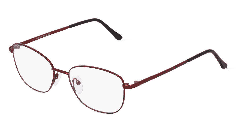 Fielmann MC 604 CL Rouge Vue d'angle