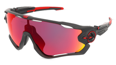 Oakley OO9290 JAWBREAKER Grijs mat Hoekaanzicht