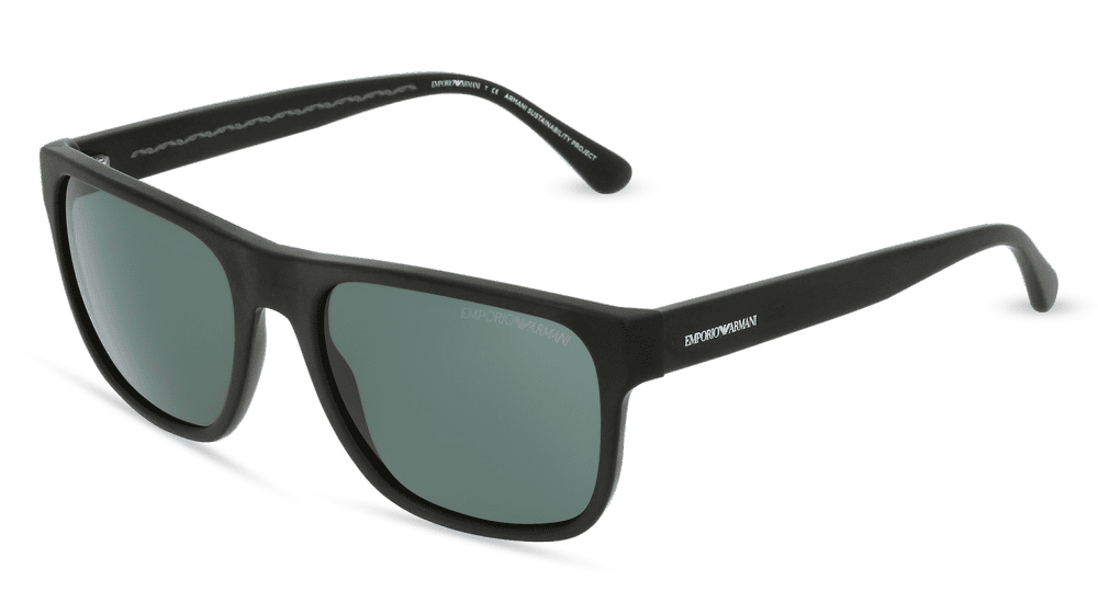 EMPORIO ARMANI EA4163 Noir mat Vue d'angle
