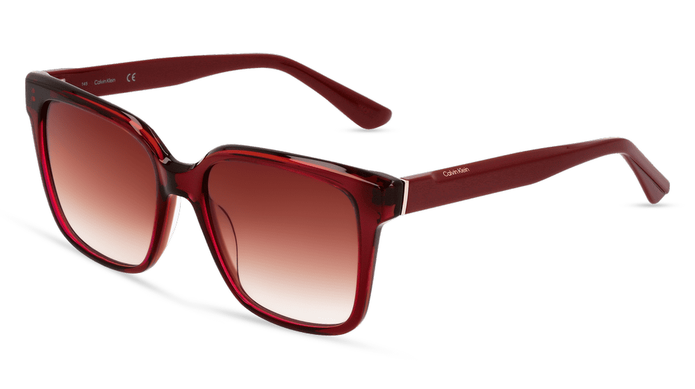 CALVIN KLEIN CK21530S Bordeaux transparent Vue d'angle
