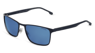 CARRERA 8048/S zwart mat Hoekaanzicht