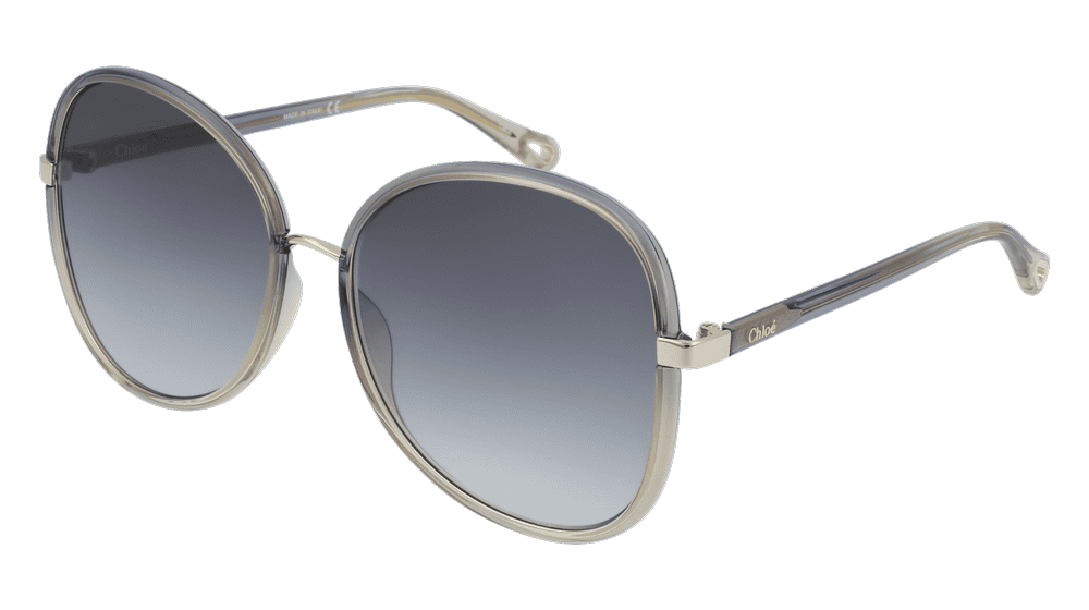 CHLOE CH0030S Grey transparent Corner View