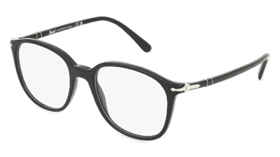 Persol 0PO3317V zwart Hoekaanzicht