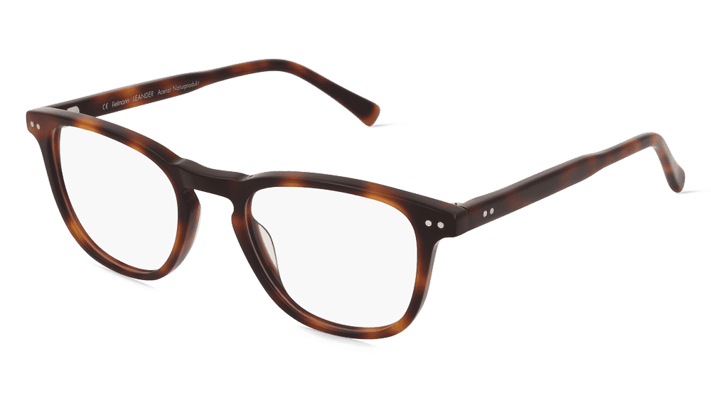 Fielmann OL 025 CL LEANDER Havane Vue d'angle