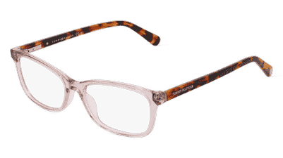 Tommy Hilfiger TH1889 roze transparant Hoekaanzicht