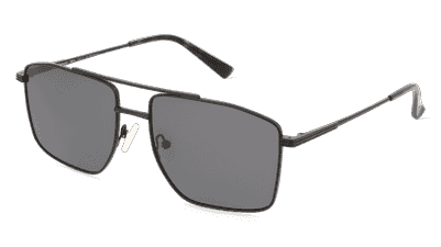 Fielmann BD 583 SUN FA BRIAN zwart mat Hoekaanzicht