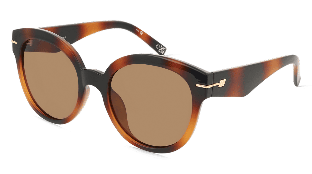 Le Specs CAPACIOUS Bruin donker Hoekaanzicht