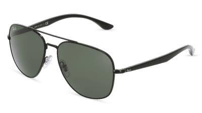 RAY-BAN RB 3683 Argenté Vue d'angle