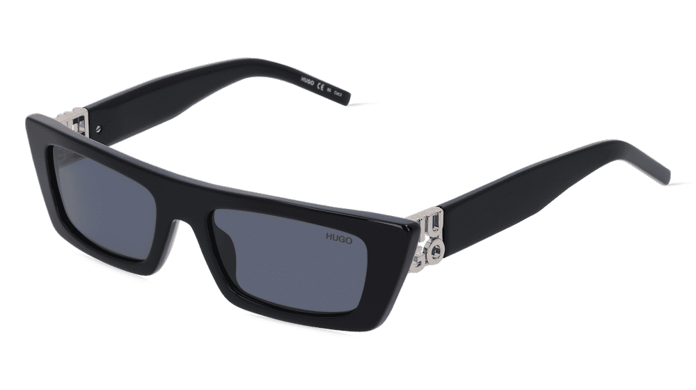 Hugo HG 1256/S Zwart glanzend Hoekaanzicht