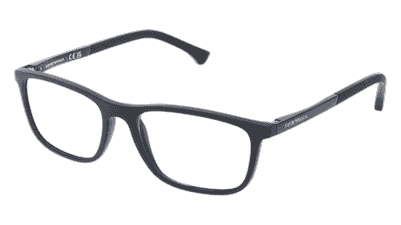 Emporio Armani EA3069 Kristal mat Hoekaanzicht