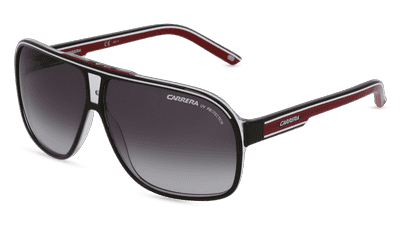 CARRERA GRAND PRIX 2 Blanc noir Vue d'angle