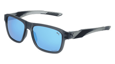 PUMA PU0377S blauw mat Hoekaanzicht