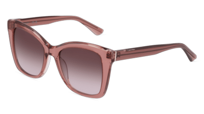 CALVIN KLEIN CK22530S Noir brillant Vue d'angle