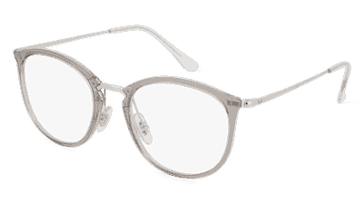 RAY-BAN RX7140 Noir Vue d'angle