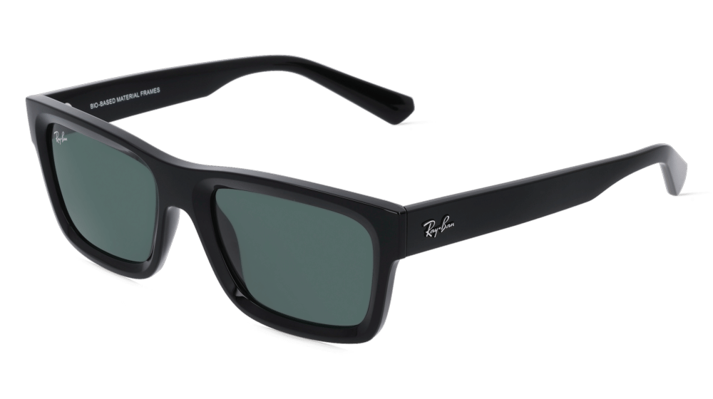 Ray-Ban RB 4396 WARREN Zwart glanzend Hoekaanzicht