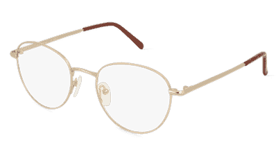 Fielmann MC 586 CL Doré Vue d'angle