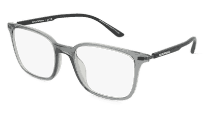 Emporio Armani 0EA3242U bordeaux transparent Hoekaanzicht