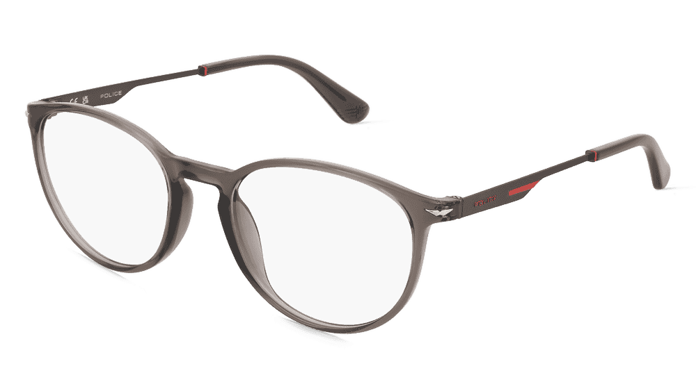 Police VPLL63 Marron clair Vue d'angle