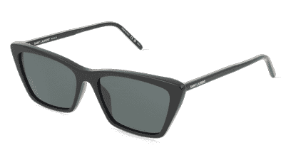 Saint Laurent SL 737 MICA THIN Havane Vue d'angle