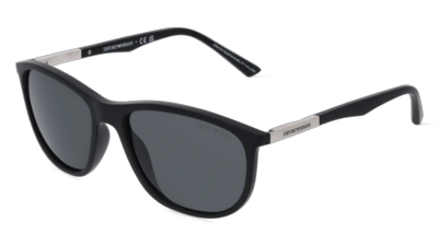 Emporio Armani EA 4201 Gris mat Vue d'angle