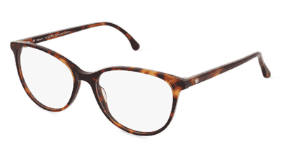 Fielmann LN 047 RN Havanna met patoon Hoekaanzicht