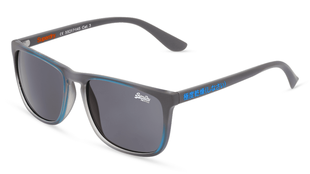 SUPERDRY STOCKHOLM Bleu gris Vue d'angle