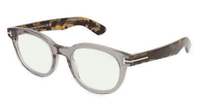 Tom Ford FT5807-B Havane gris Vue d'angle