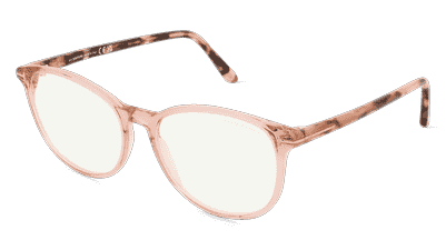 Tom Ford FT5810-B blauw zwart Hoekaanzicht