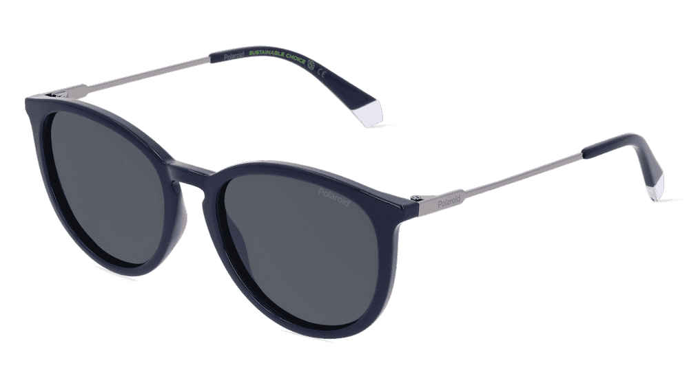 Polaroid PLD 4143/S/X Blauw donker Hoekaanzicht