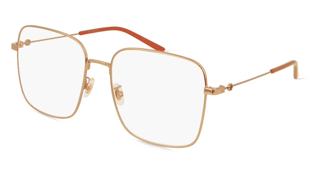 GUCCI GG0445O Doré Vue d'angle