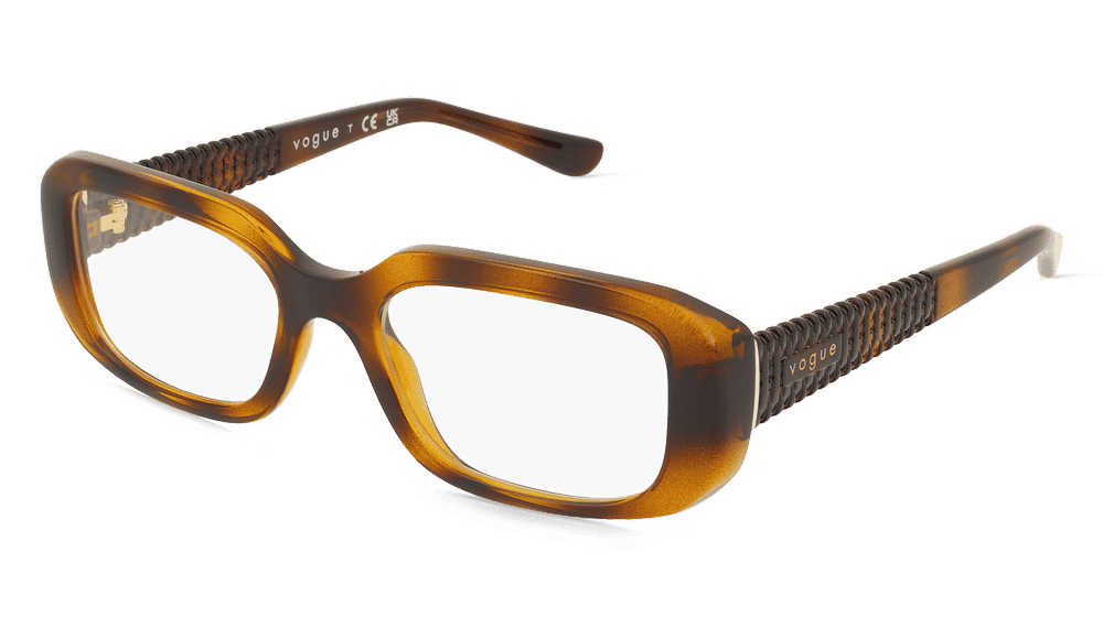 Vogue 0VO5568 Havanna donker Hoekaanzicht
