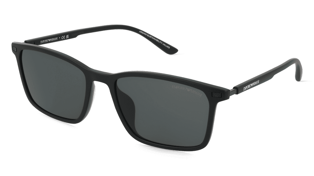 Emporio Armani 0EA4223U zwart mat Hoekaanzicht