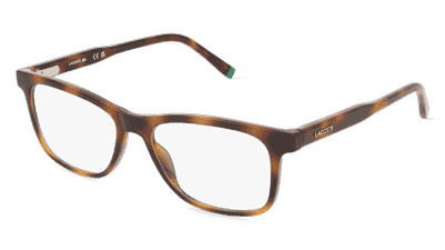 Lacoste L2945 grijs transparant Hoekaanzicht