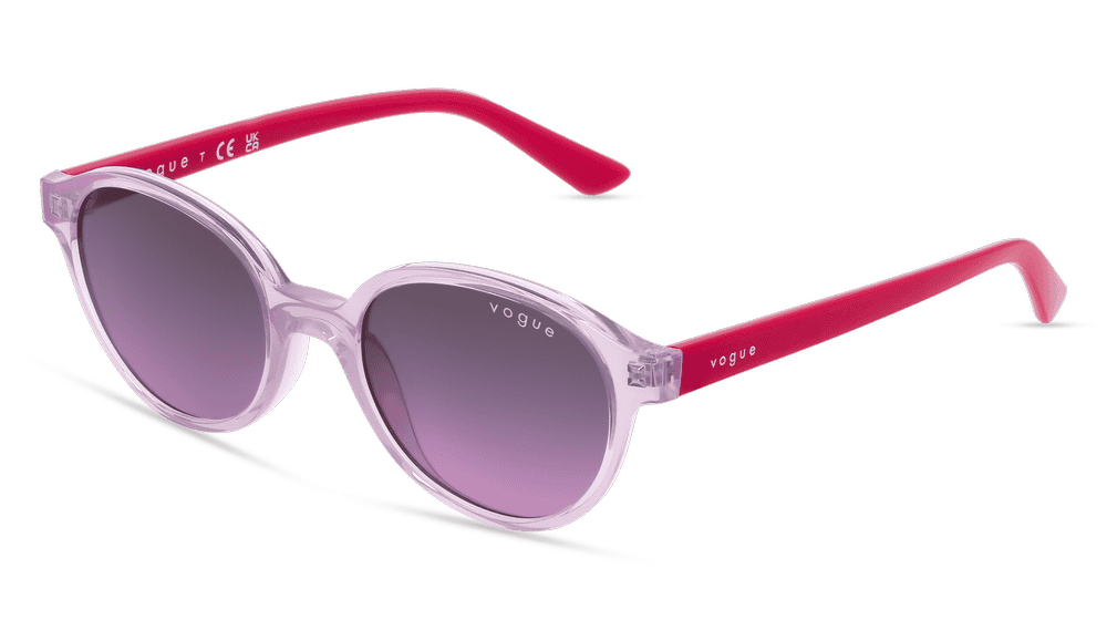 Vogue eyewear VJ2007 Rose brillant Vue d'angle