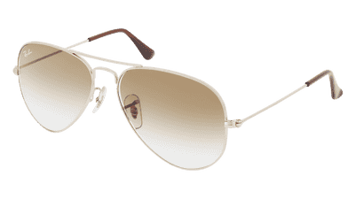 RAY-BAN RB 3025 AVIATOR Black Corner View