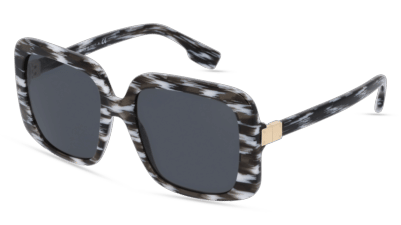 Burberry BE4363 PENELOPE Blanc noir Vue d'angle