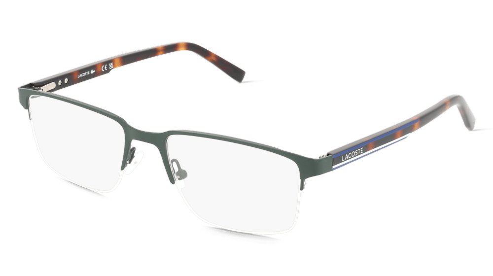 Lacoste L2279 Noir mat Vue d'angle