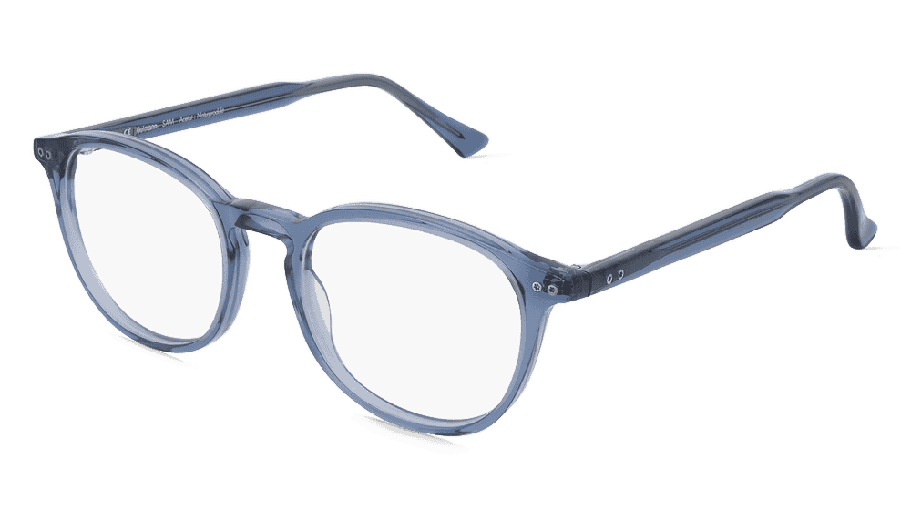 Fielmann LN 051 CL SAM blauw transparant Hoekaanzicht