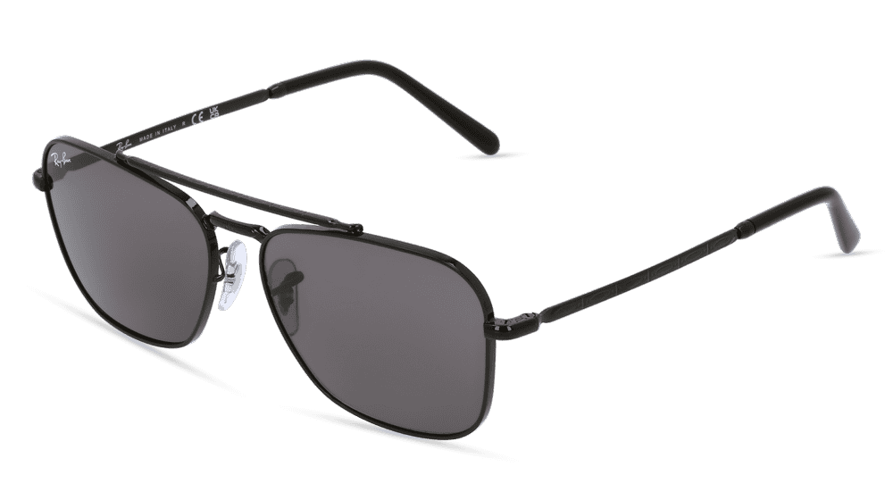 RAY-BAN RB 3636 NEW CARAVAN Noir Vue d'angle