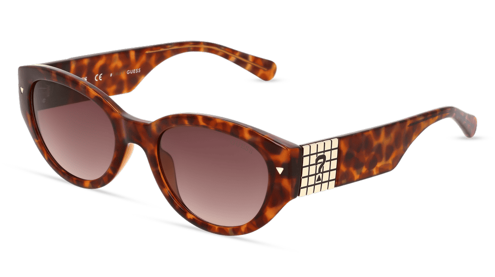 GUESS GU8241 Havanna glanzend Hoekaanzicht