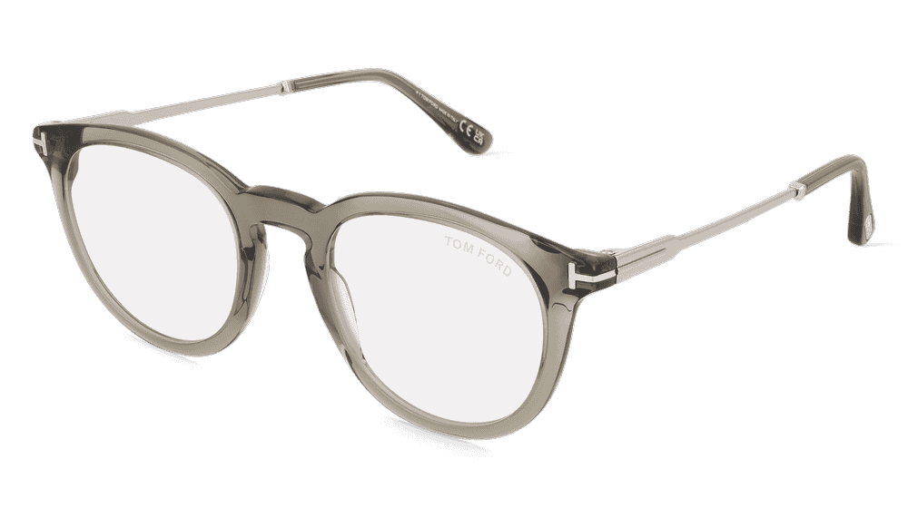 Tom Ford FT5905-B Groen glanzend Hoekaanzicht