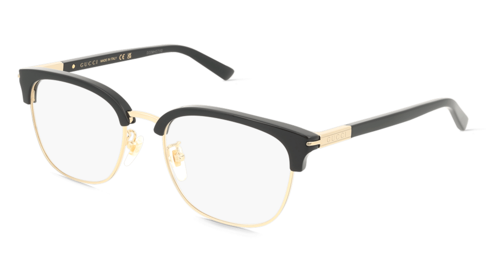 Gucci GG1901OA zwart Hoekaanzicht