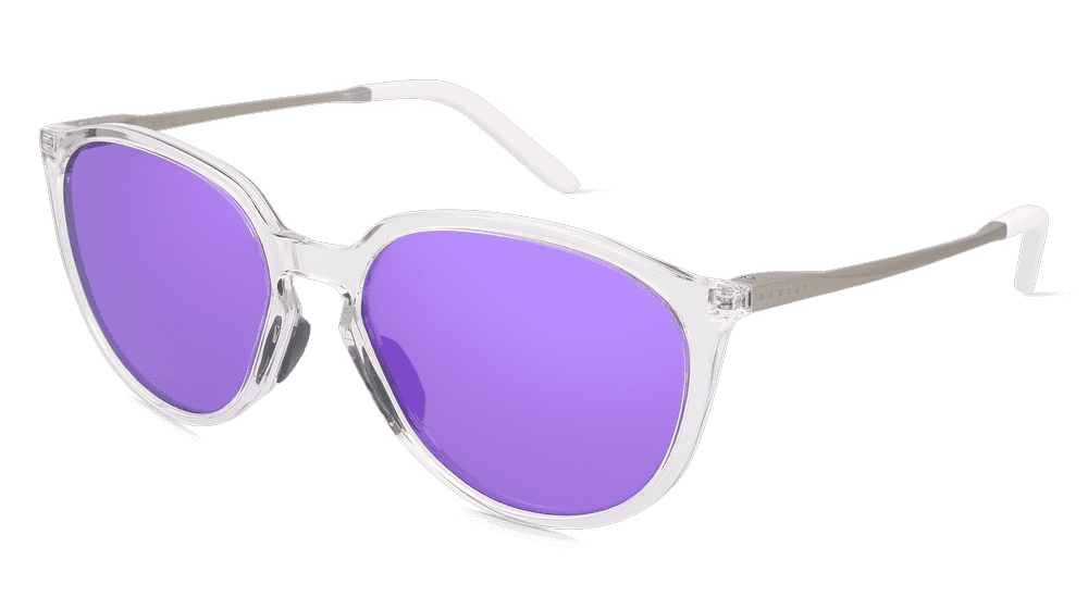 Oakley OO9288 Grijs glanzend Hoekaanzicht