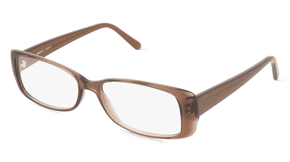 Fielmann JIL 025 CL Brun transparent Vue d'angle