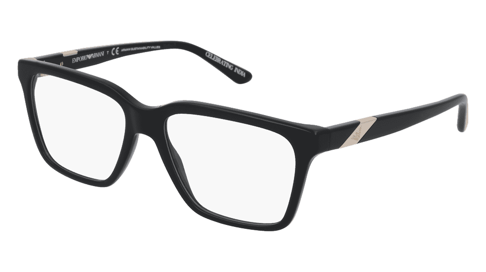 Emporio Armani EA3194 zwart Hoekaanzicht