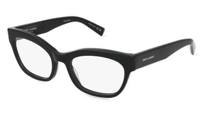 Saint Laurent SL 643 Havanna transparent Vue d'angle